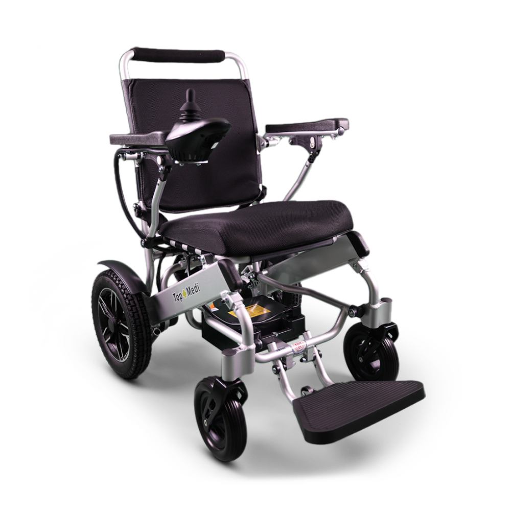 9362dac6-38d5-494a-b557-249931b1c67b-1000x1000-UUSSrsN0dzREKHrH5LKCzrIHXgOgOQFXON7ZpbX8 كرسي كهربائي خفيف الوزن توب ميدي TEW007D - الصورة 1