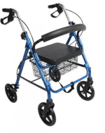 ⁦مشاية بعجلات رباعية مع سلة تسوق⁩ - الصورة ⁦2⁩